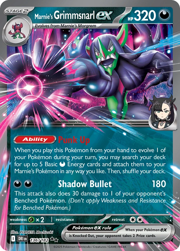 Marnie's Grimmsnarl ex · Destined Rivals
