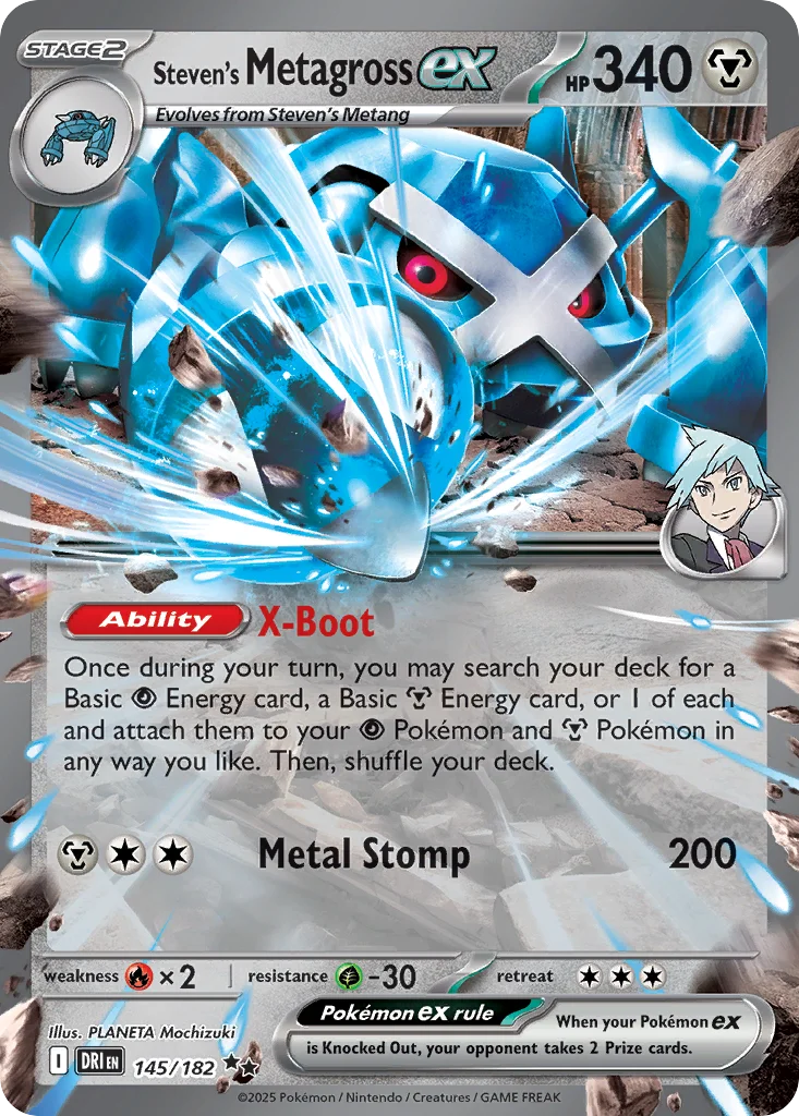 Steven's Metagross ex · Destined Rivals