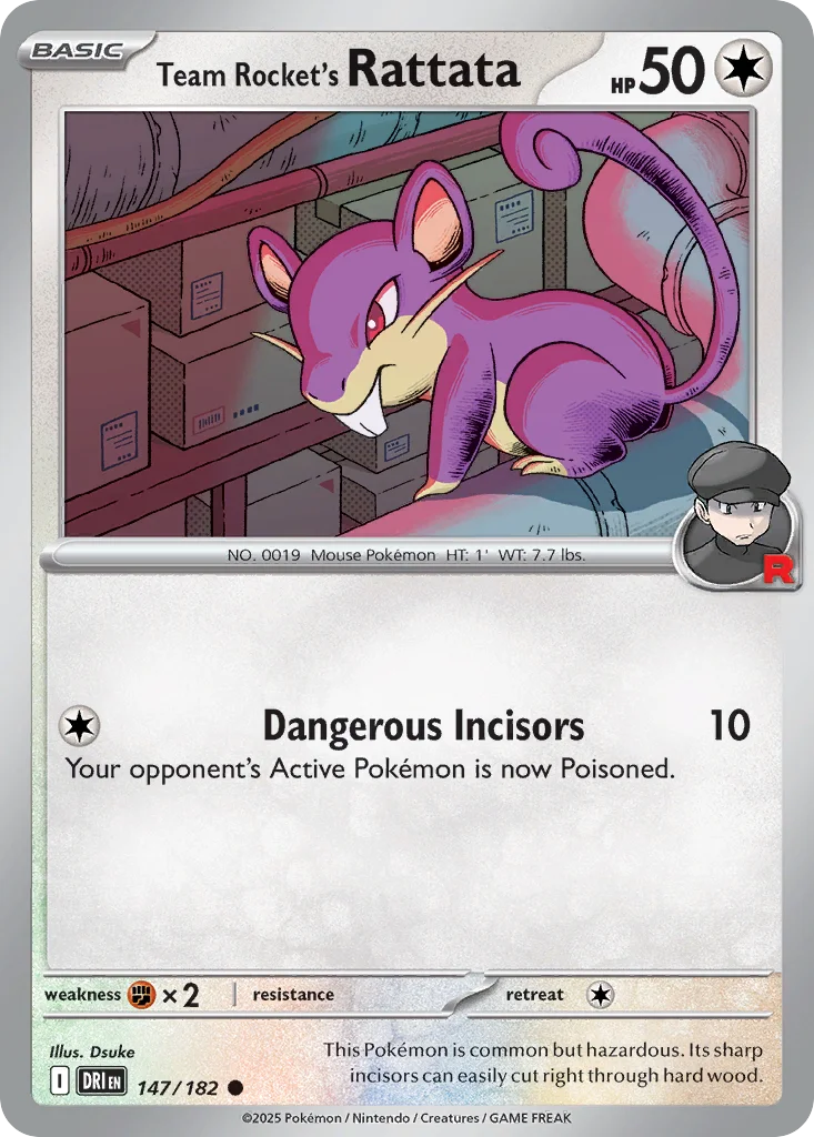 Team Rocket's Rattata · Destined Rivals