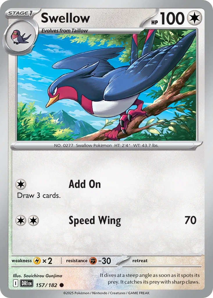 Swellow · Destined Rivals
