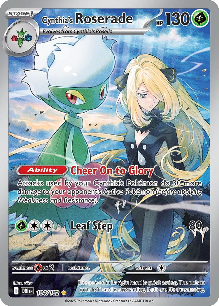 Cynthia's Roserade · Destined Rivals