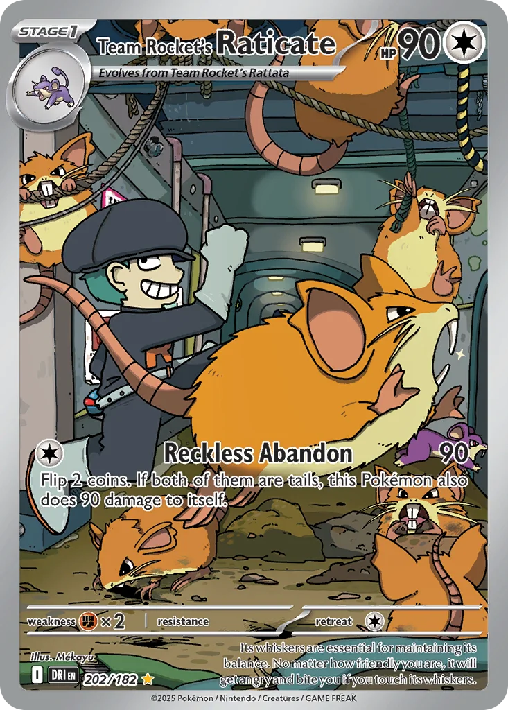Team Rocket's Raticate · Destined Rivals
