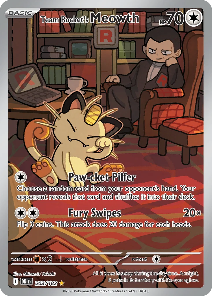 Team Rocket's Meowth · Destined Rivals