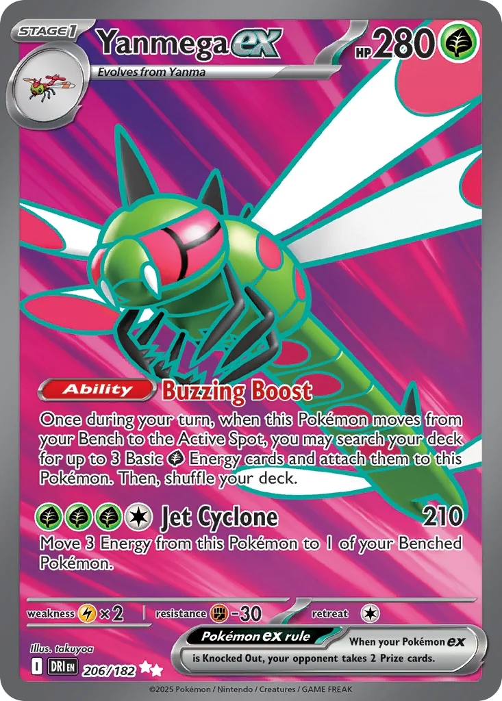 Yanmega ex · Destined Rivals