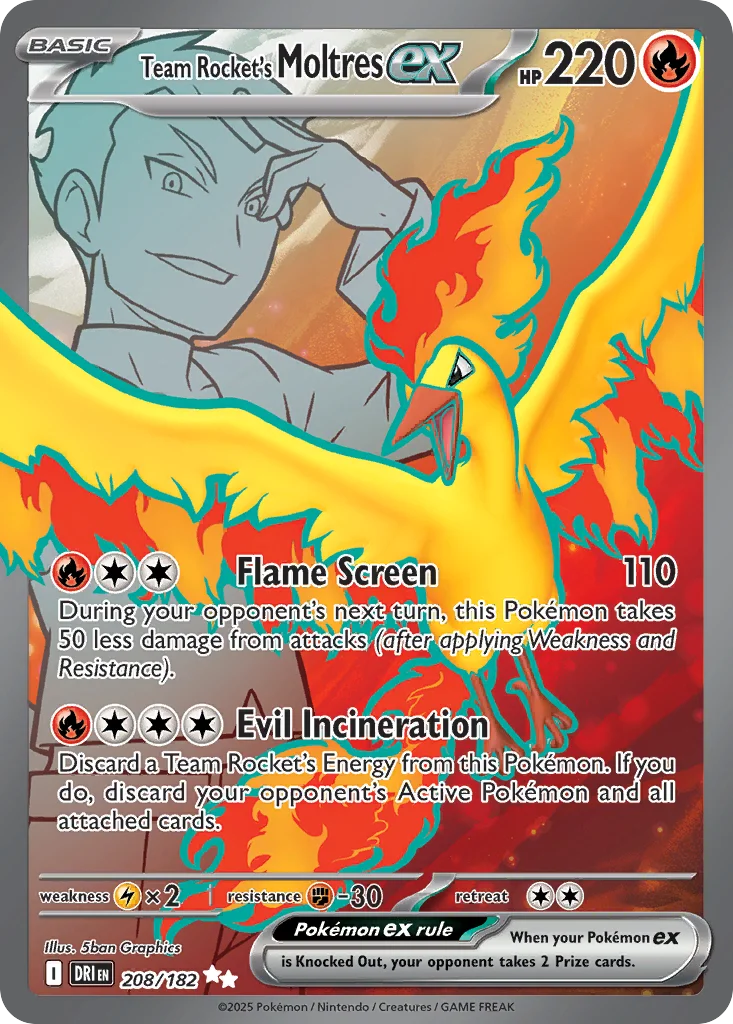 Team Rocket's Moltres ex · Destined Rivals