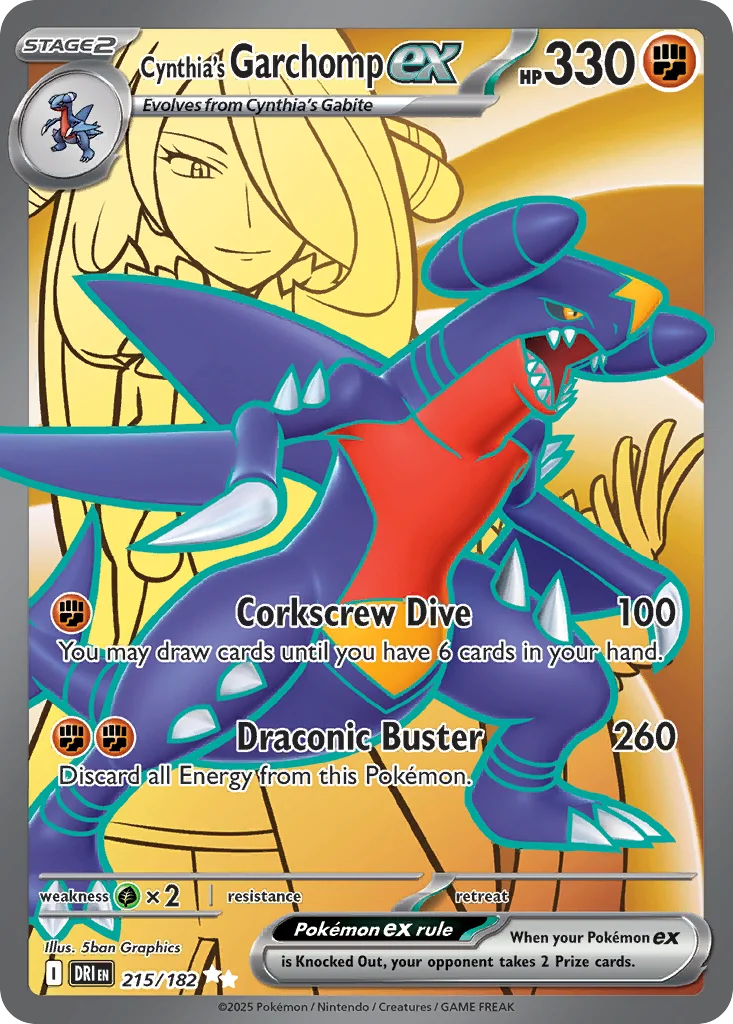 Cynthia's Garchomp ex · Destined Rivals