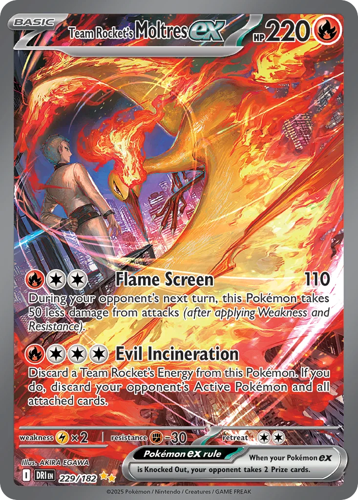 Team Rocket's Moltres ex · Destined Rivals