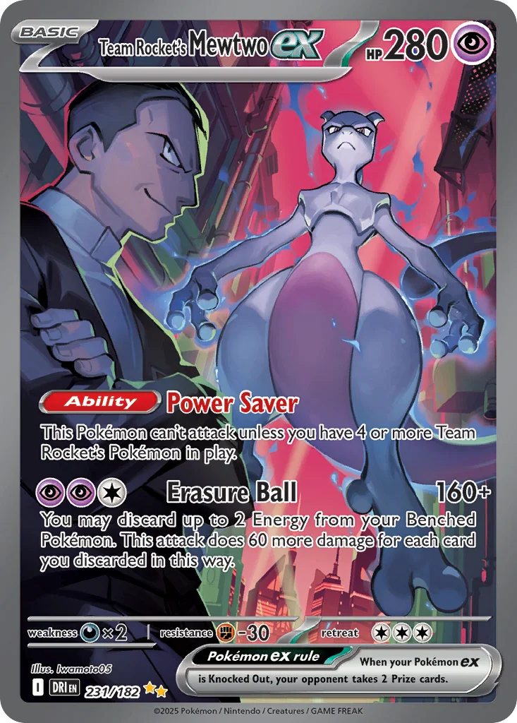 Team Rocket's Mewtwo ex · Destined Rivals