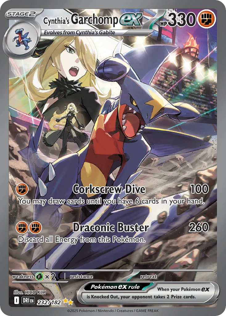 Cynthia's Garchomp ex · Destined Rivals