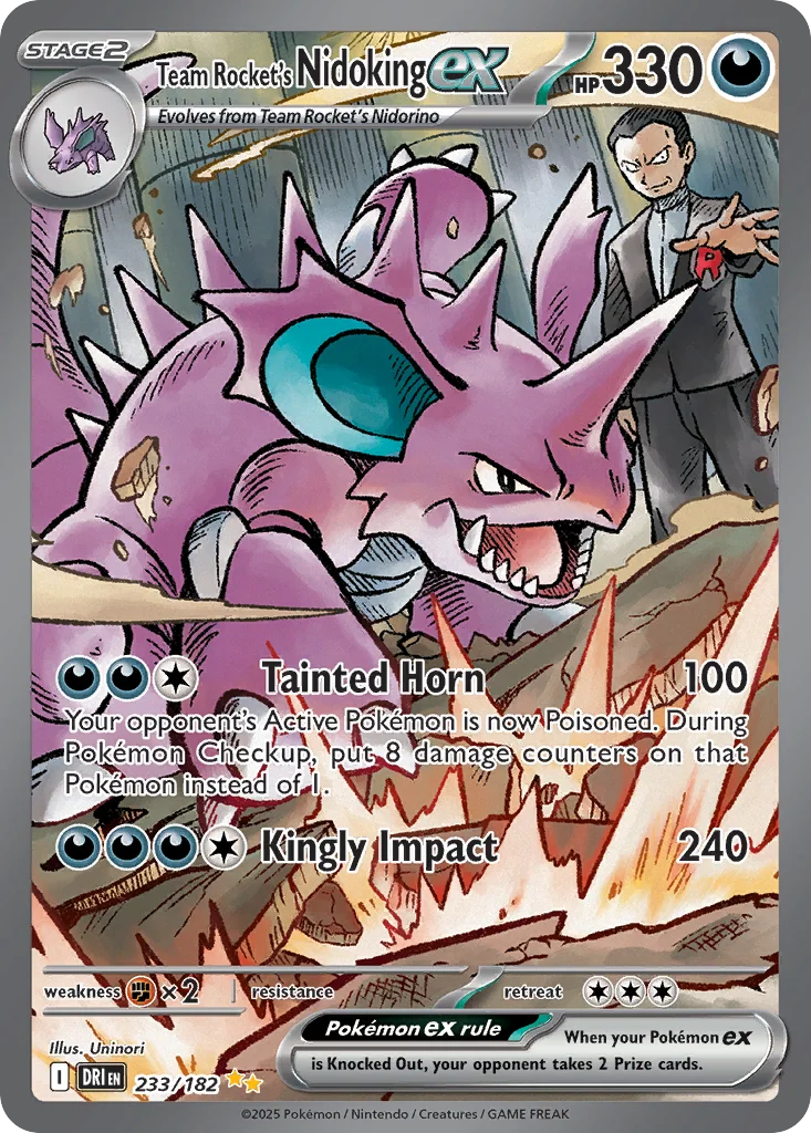 Team Rocket's Nidoking ex · Destined Rivals