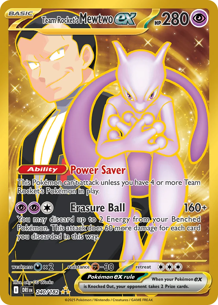 Team Rocket's Mewtwo ex · Destined Rivals