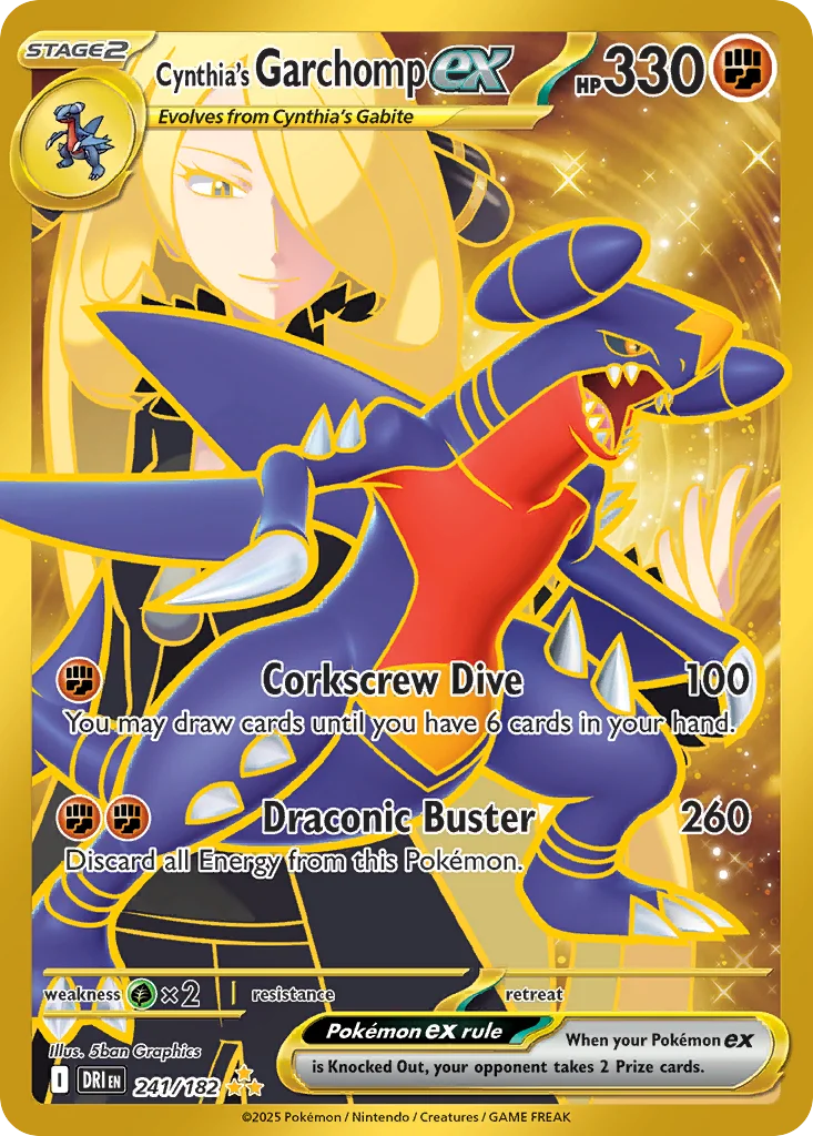 Cynthia's Garchomp ex · Destined Rivals