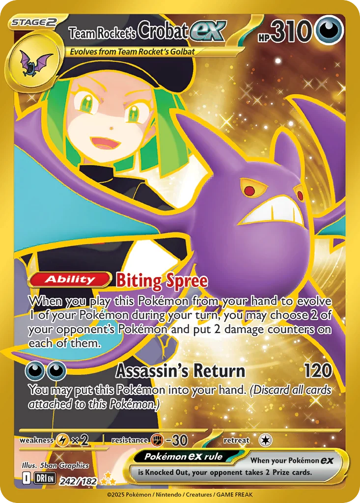 Team Rocket's Crobat ex · Destined Rivals