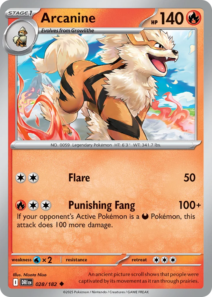 Arcanine · Destined Rivals