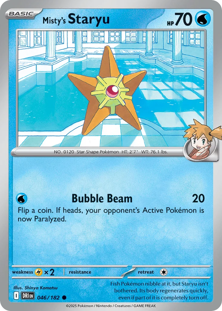 Misty's Staryu · Destined Rivals