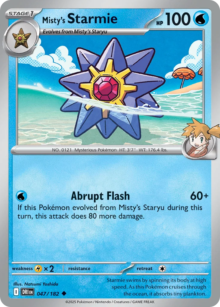 Misty's Starmie · Destined Rivals