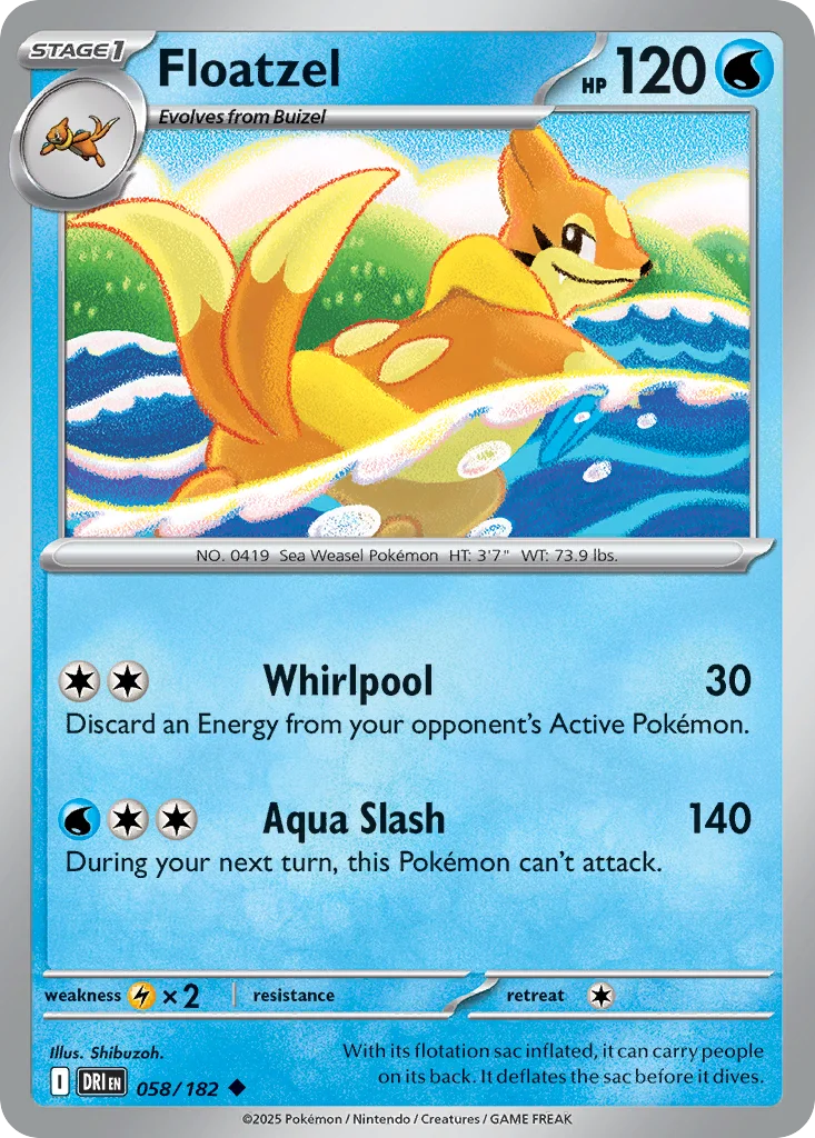 Floatzel · Destined Rivals