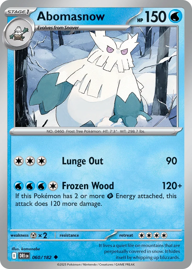 Abomasnow · Destined Rivals