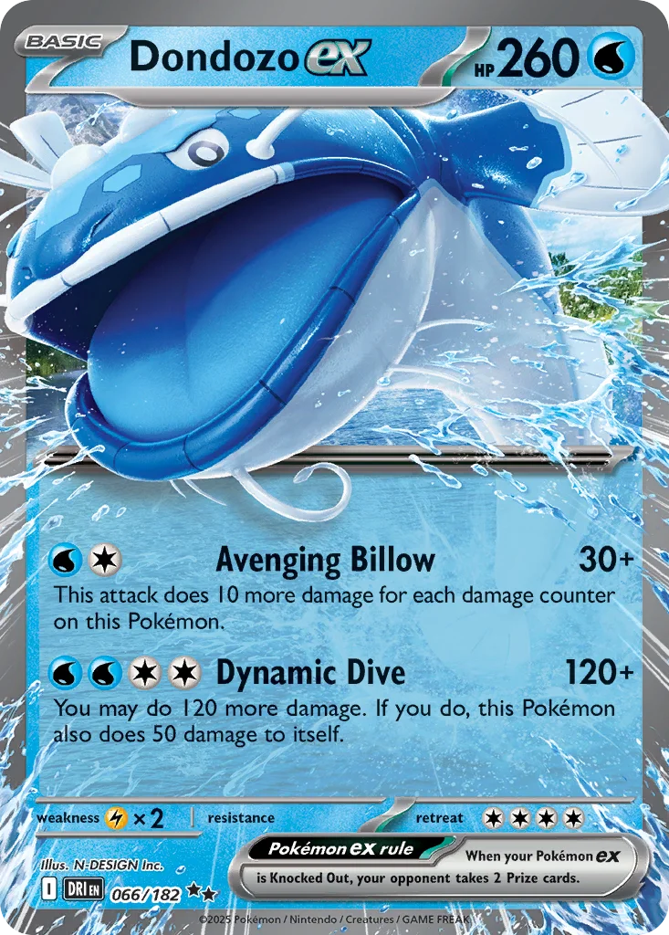 Dondozo ex · Destined Rivals