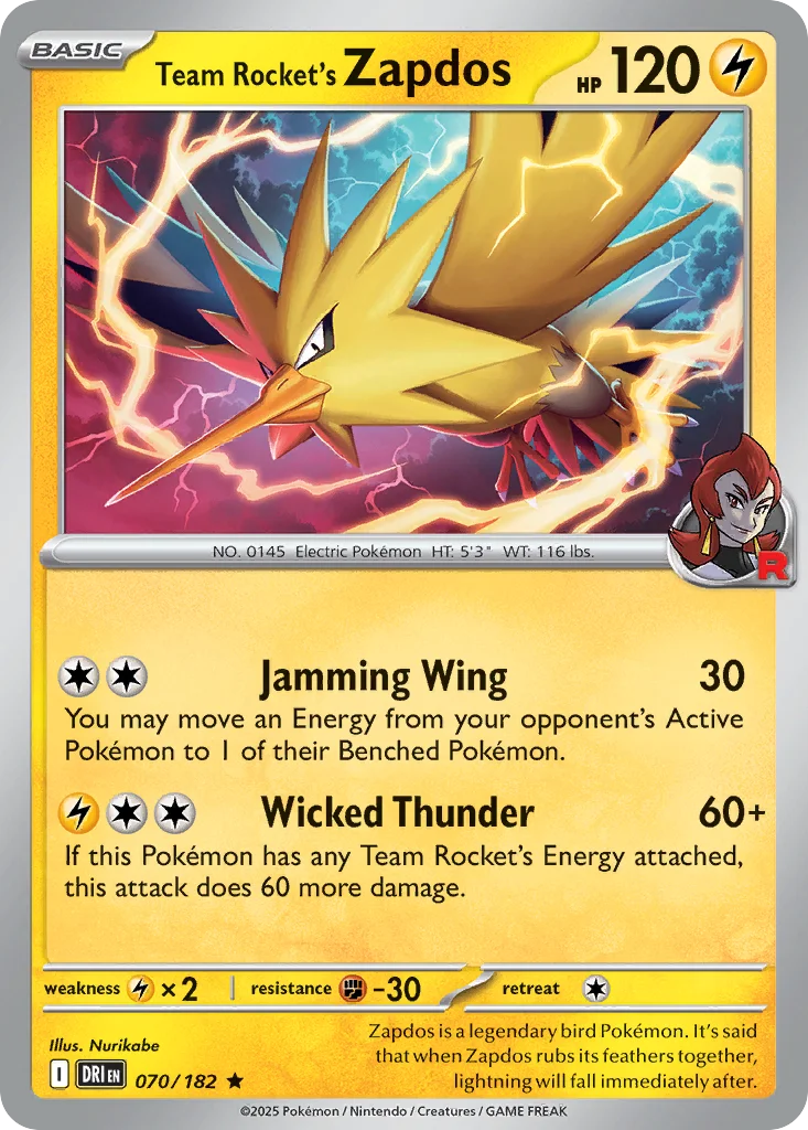 Team Rocket's Zapdos · Destined Rivals