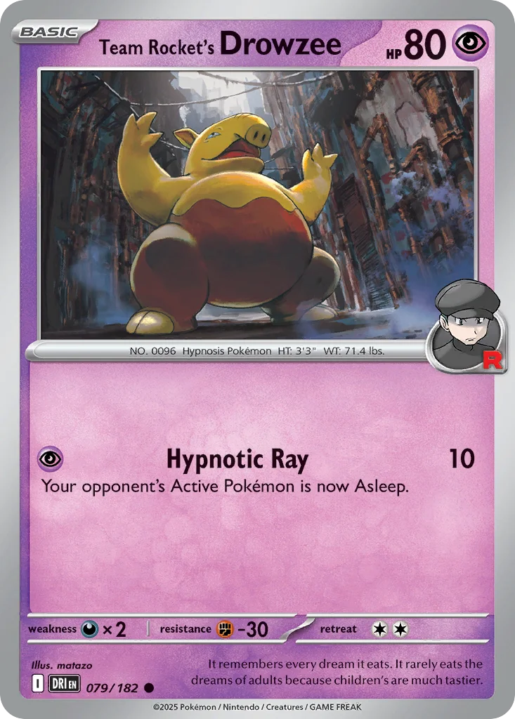 Team Rocket's Drowzee · Destined Rivals