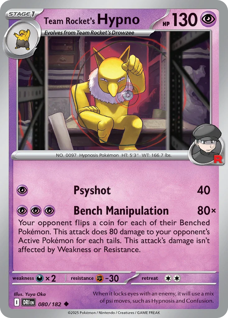 Team Rocket's Hypno · Destined Rivals