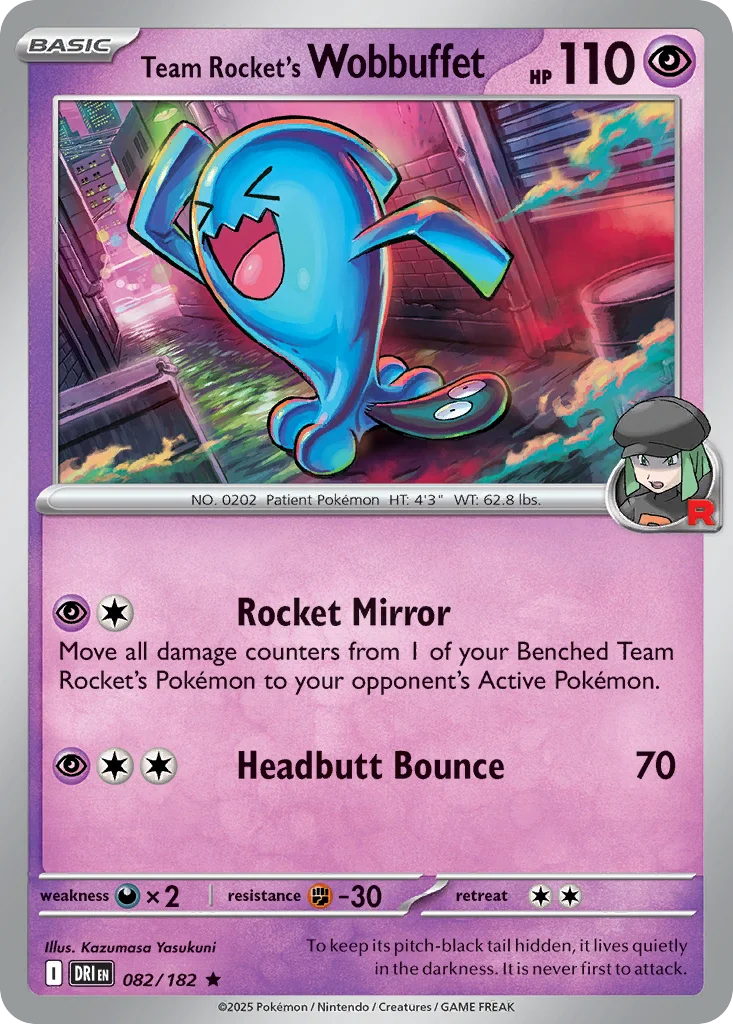 Team Rocket's Wobbuffet · Destined Rivals