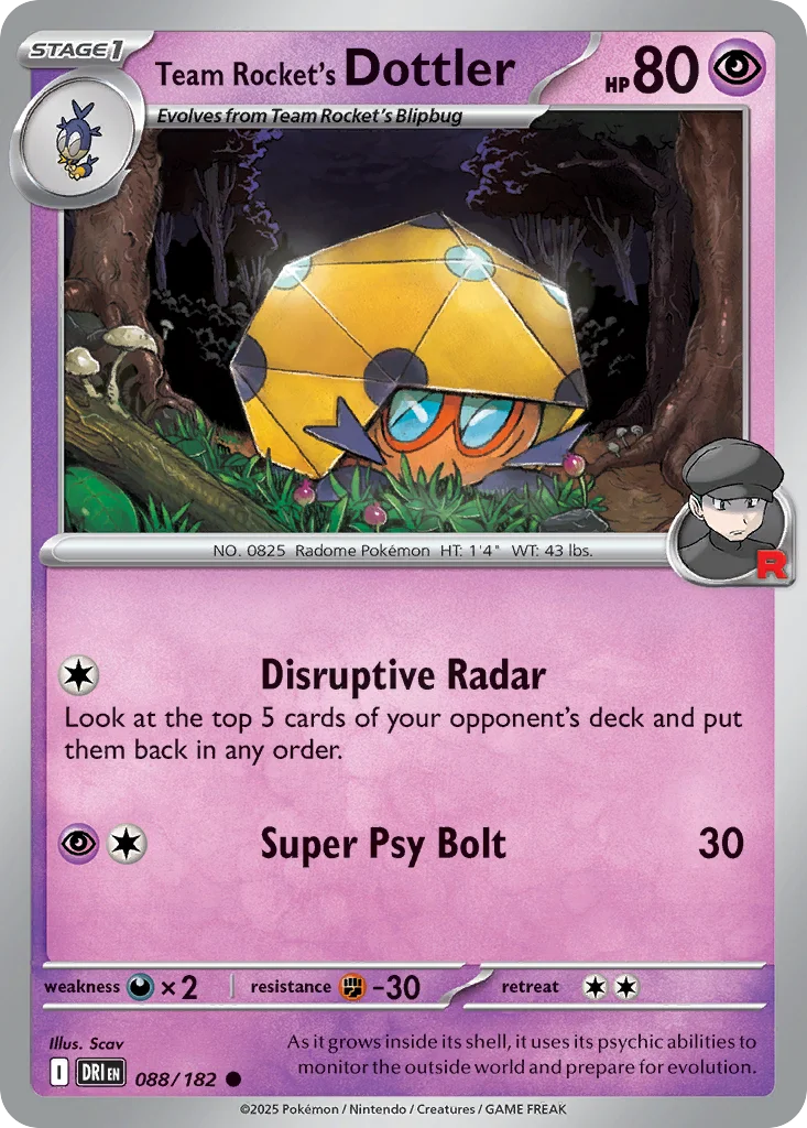 Team Rocket's Dottler · Destined Rivals