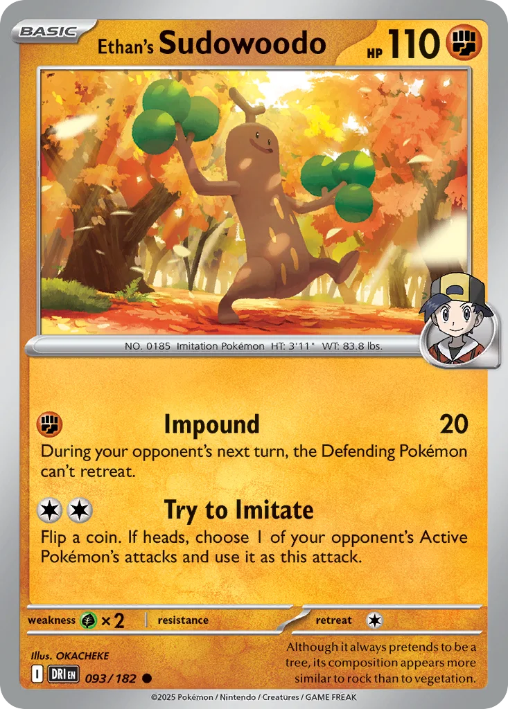 Ethan's Sudowoodo · Destined Rivals