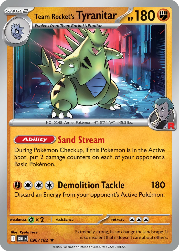 Team Rocket's Tyranitar · Destined Rivals