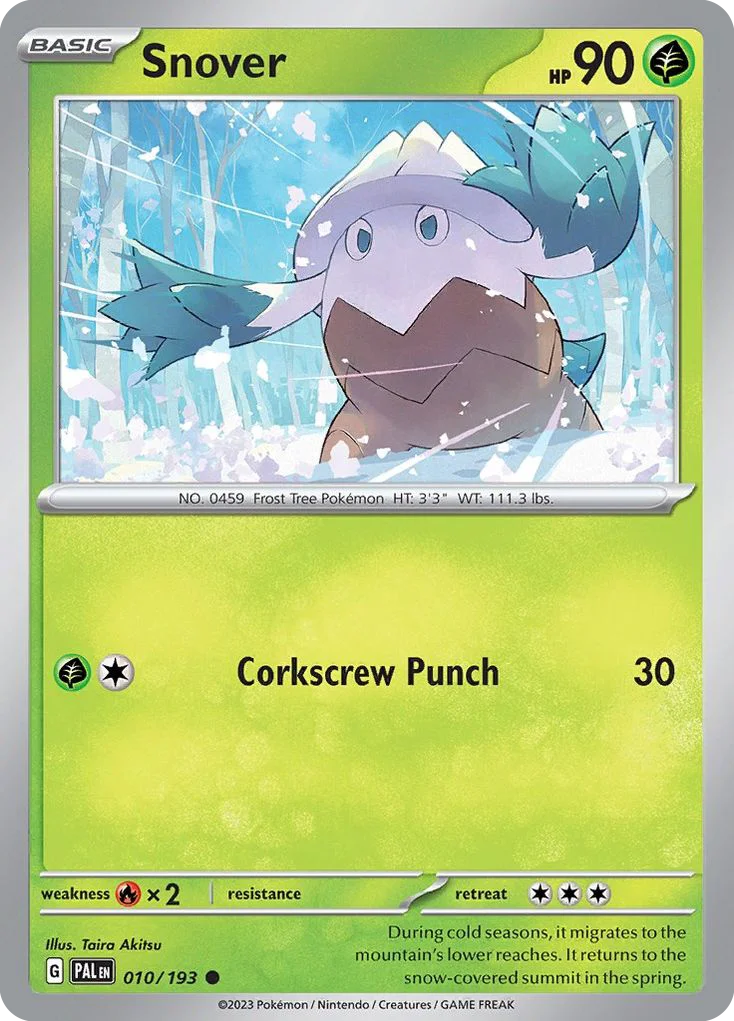 Snover · Paldea Evolved