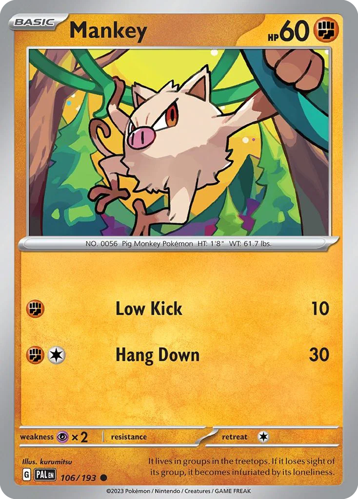 Mankey · Paldea Evolved