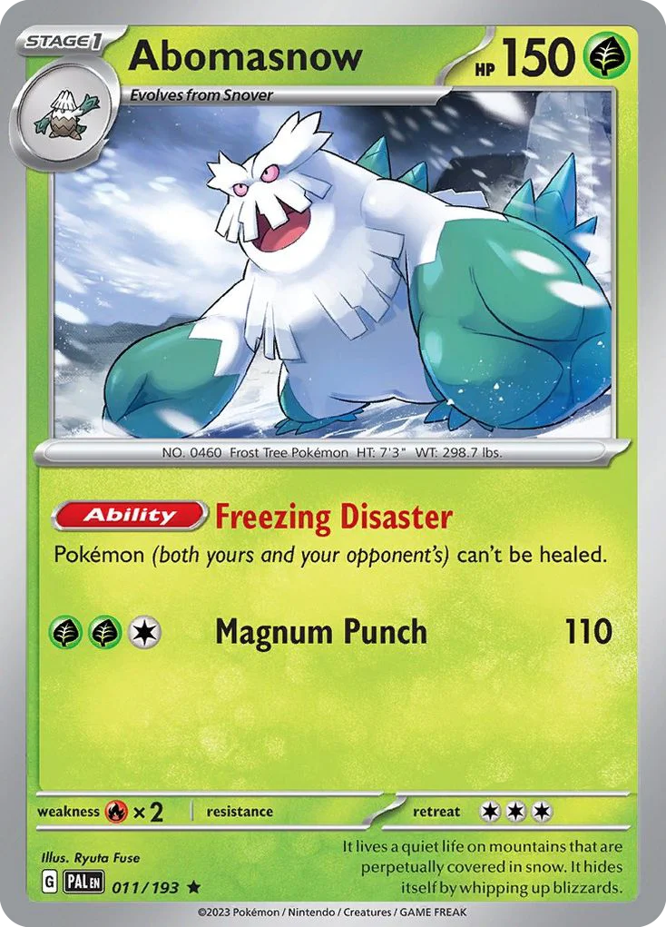Abomasnow · Paldea Evolved