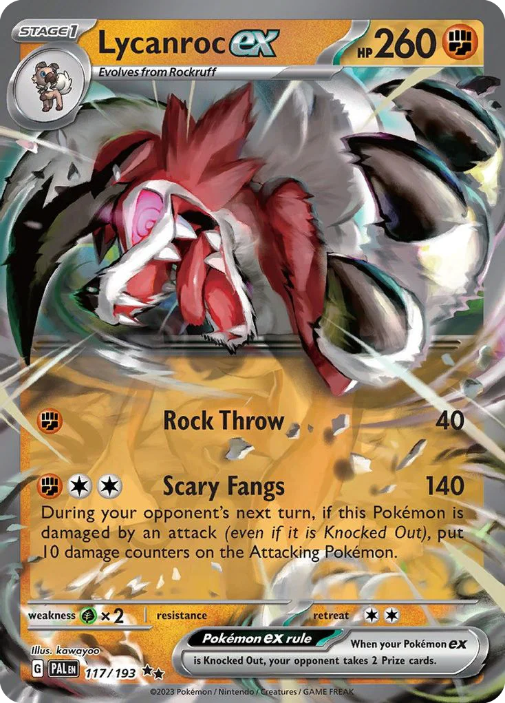 Lycanroc ex · Paldea Evolved