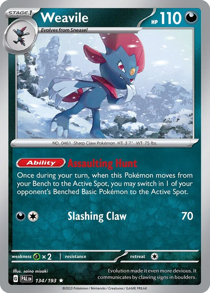 Weavile · Paldea Evolved