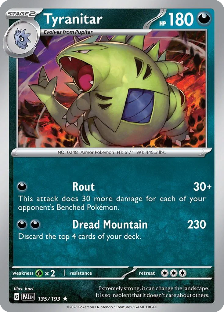 Tyranitar · Paldea Evolved