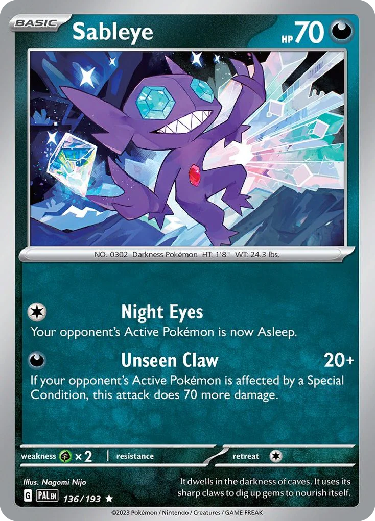 Sableye · Paldea Evolved