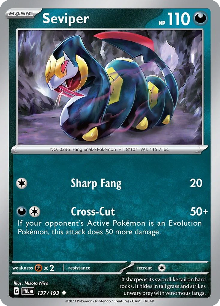 Seviper · Paldea Evolved