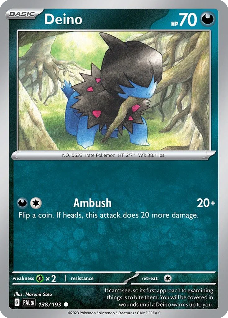 Deino · Paldea Evolved