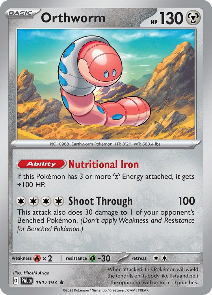 Orthworm · Paldea Evolved
