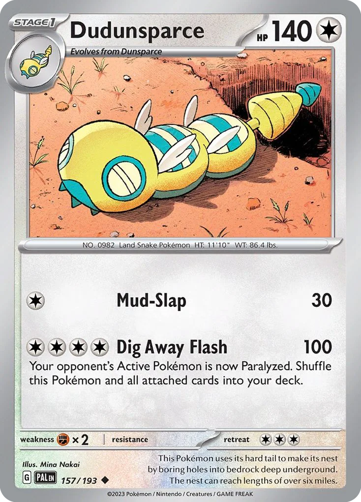Dudunsparce · Paldea Evolved