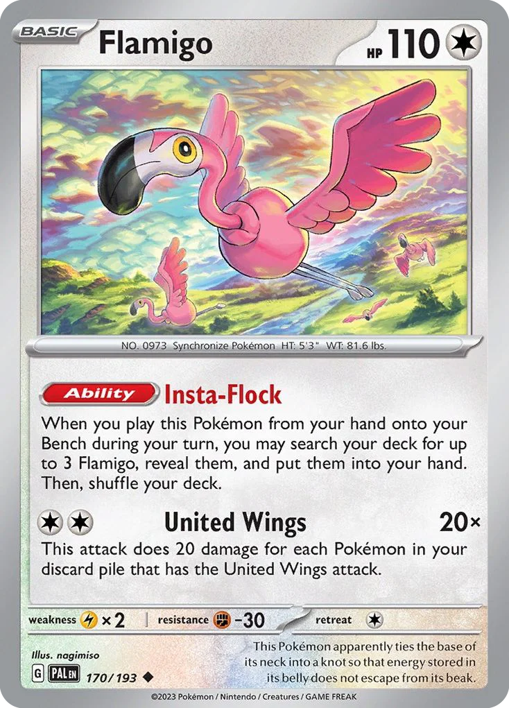 Flamigo · Paldea Evolved