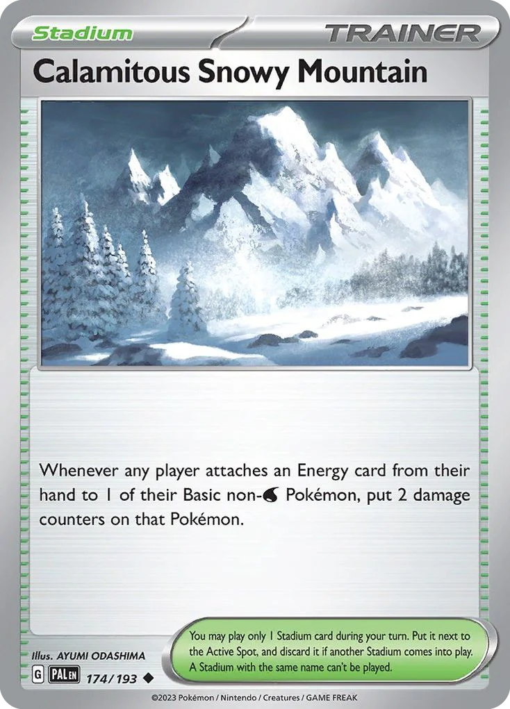 Calamitous Snowy Mountain · Paldea Evolved