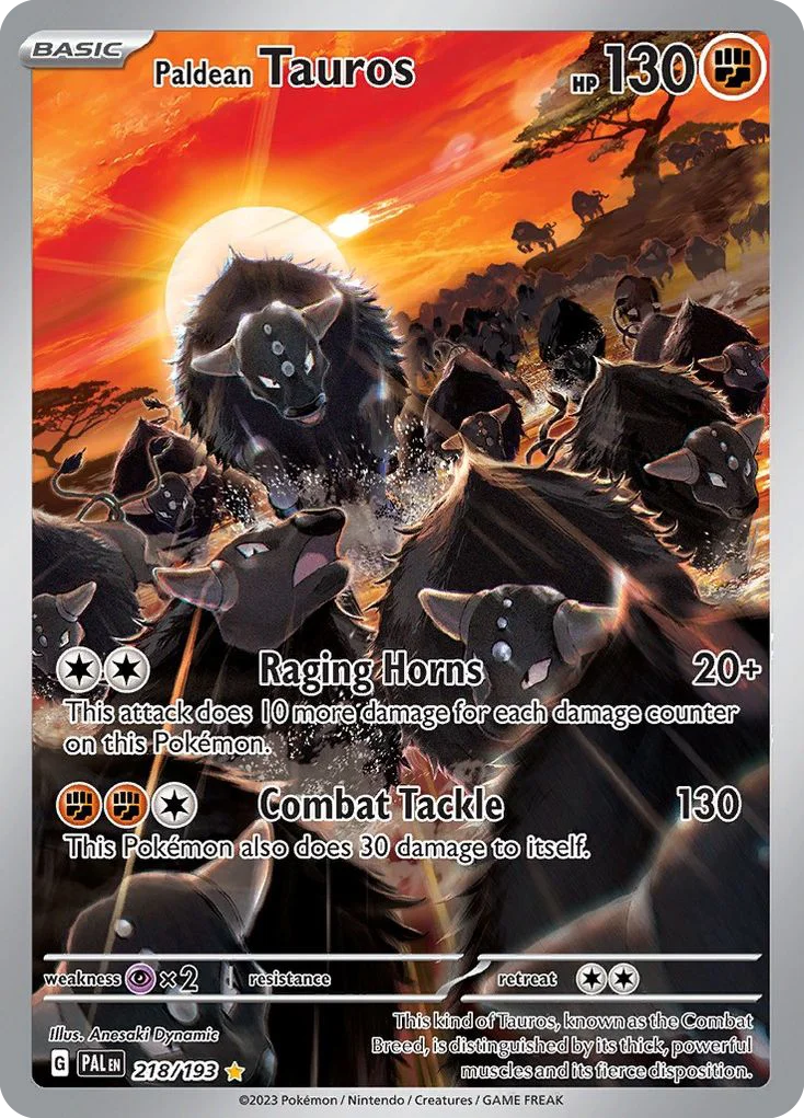 Paldean Tauros · Paldea Evolved