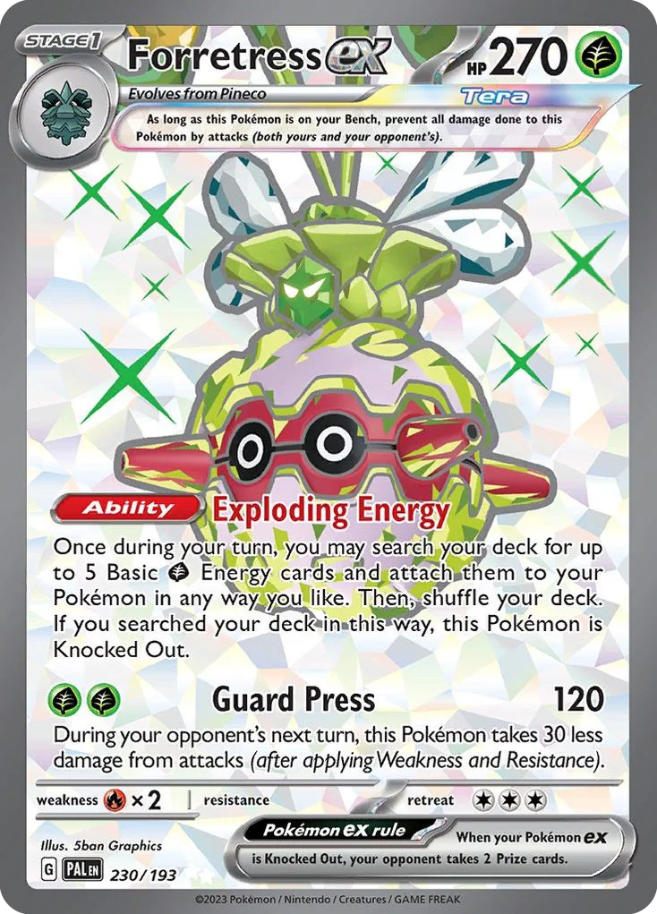 Forretress ex · Paldea Evolved