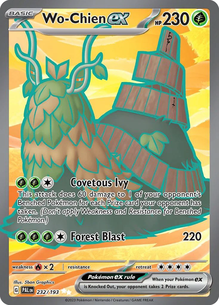 Wo-Chien ex · Paldea Evolved
