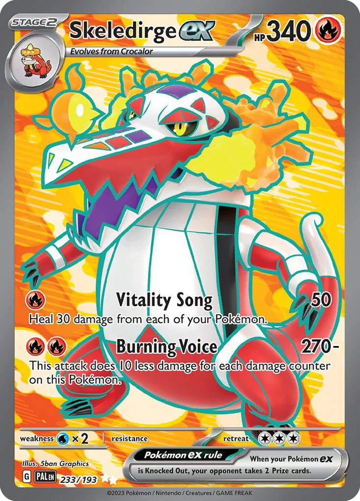 Skeledirge ex · Paldea Evolved