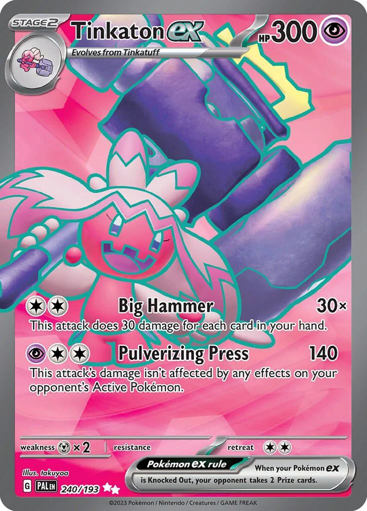 Tinkaton ex · Paldea Evolved
