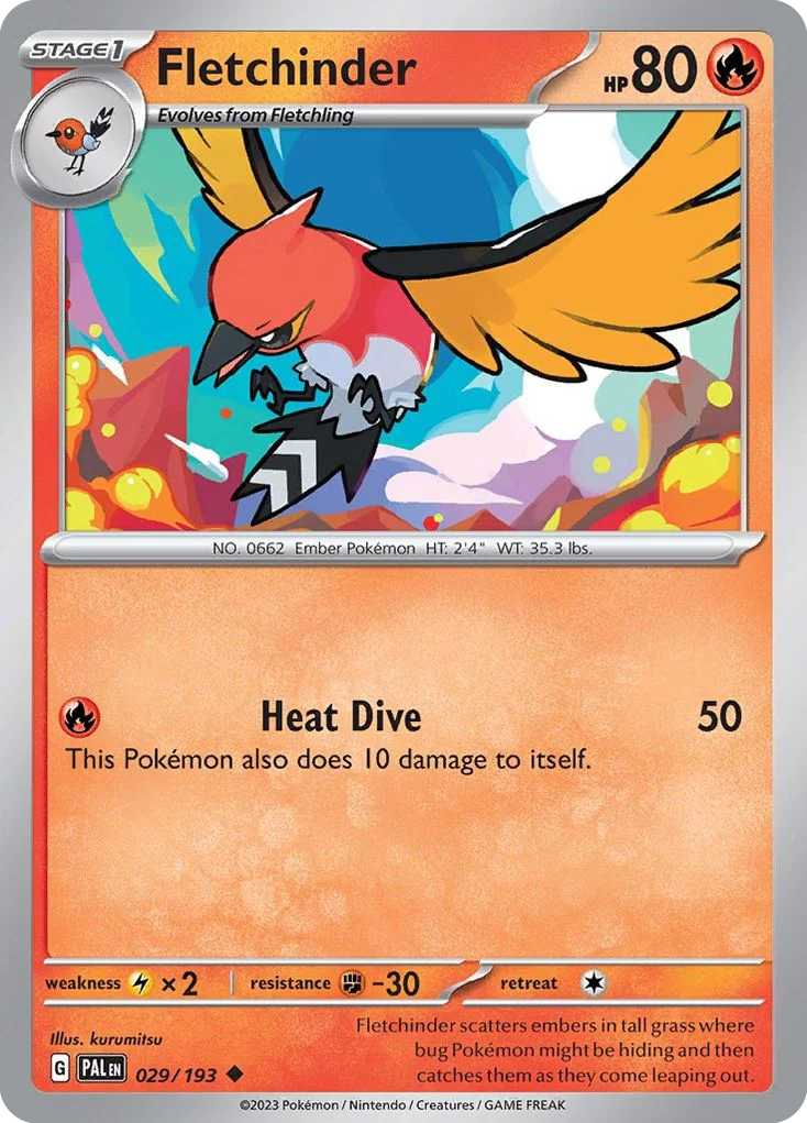 Fletchinder · Paldea Evolved