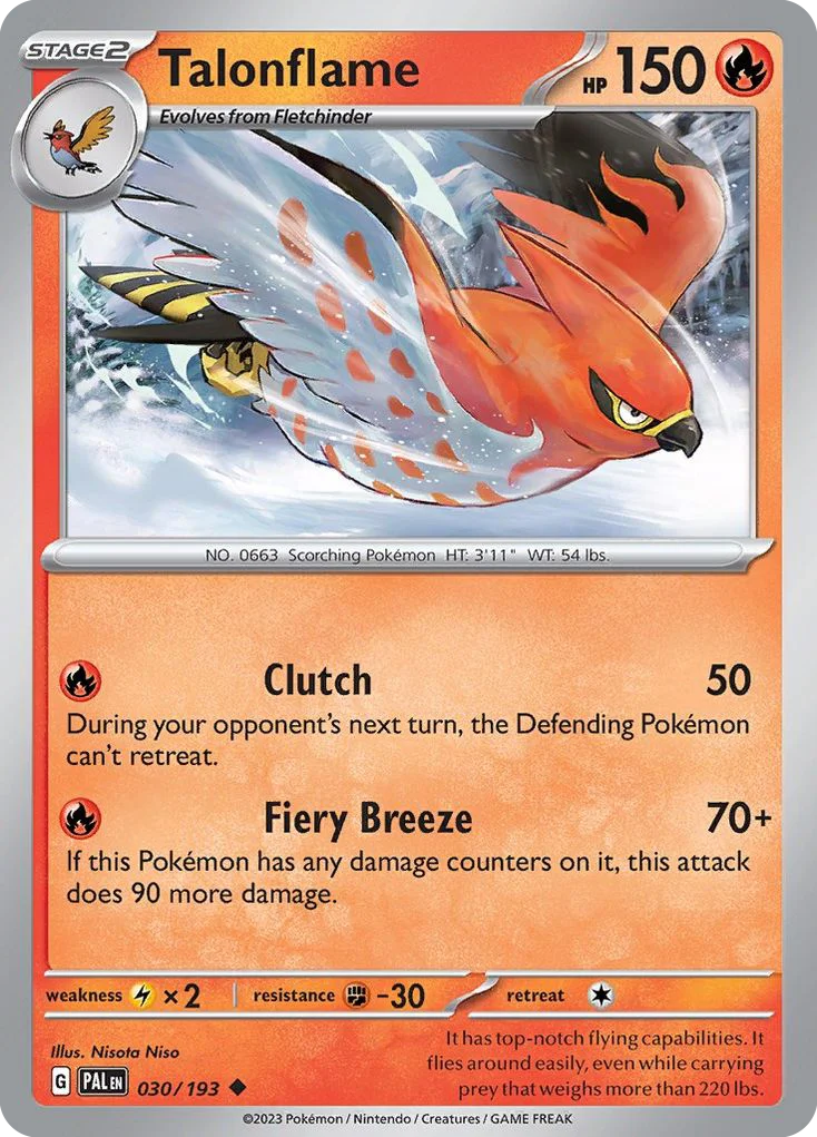 Talonflame · Paldea Evolved
